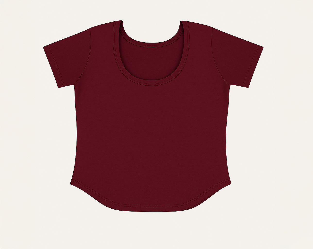 Contour Top- Pomegranate