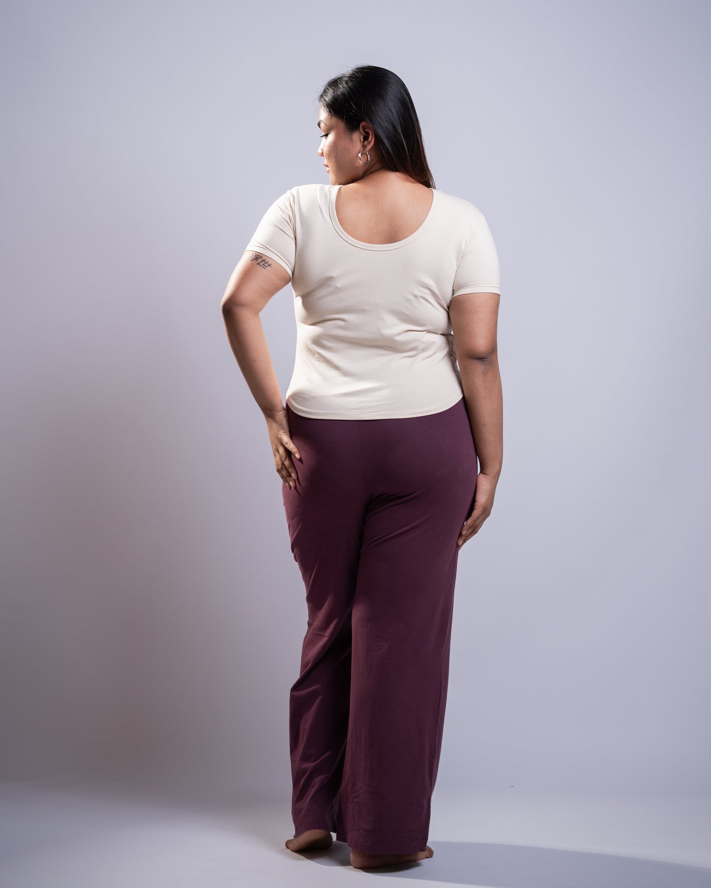 Everywhere pant-Eggplant