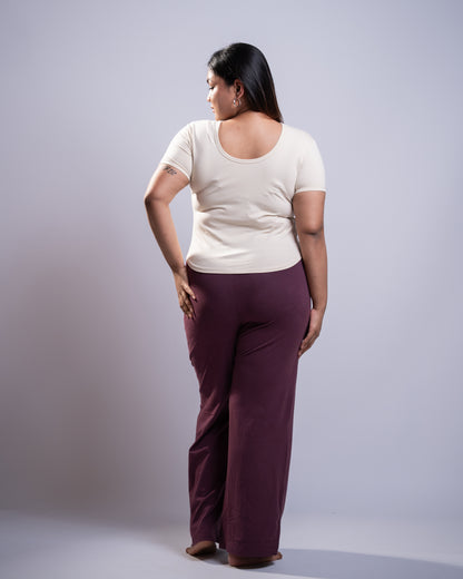 Everywhere pant-Eggplant