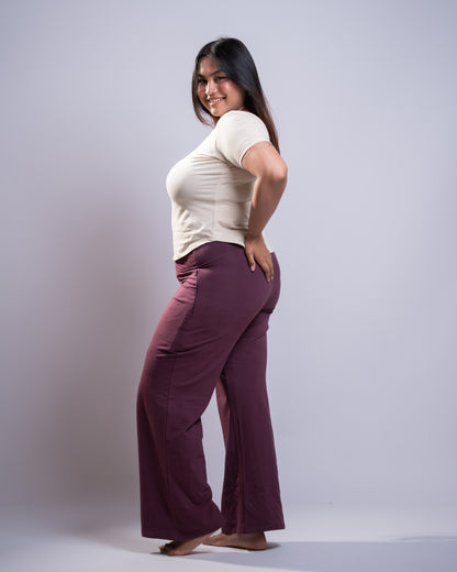 Everywhere pant-Eggplant