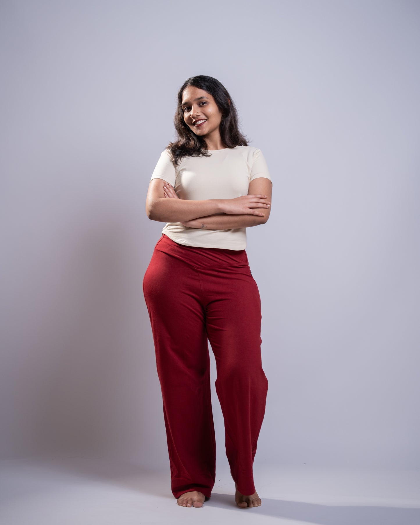 Everywhere Pant- Pomegranate