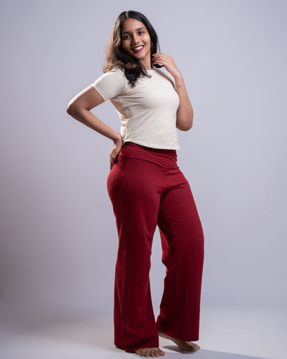 Everywhere Pant- Pomegranate